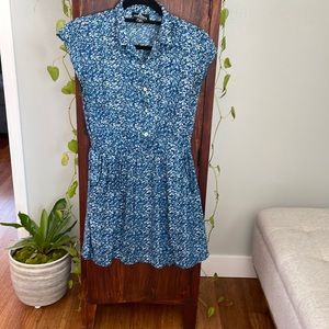 Angie floral dress w/elastic waist, size Medium
